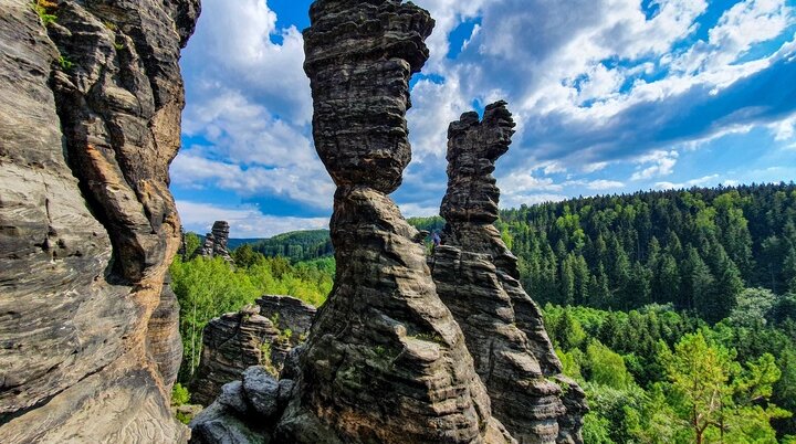 Herkulessäulen im Bielatal | © Outdooractive